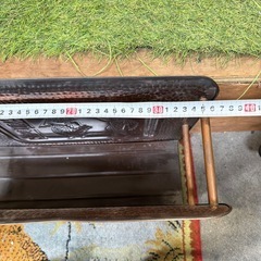 レトロ アンティーク マガジンラックの画像