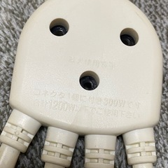 エレコム ACアダプタ延長コード4個口の画像