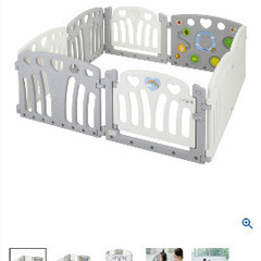 KATOJI ベビーサークル 2ドア コロコロランド IIの画像