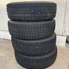 中古スタッドレスタイヤ　　アルミホイル４本セットの画像