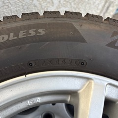 中古スタッドレスタイヤ　　アルミホイル４本セットの画像