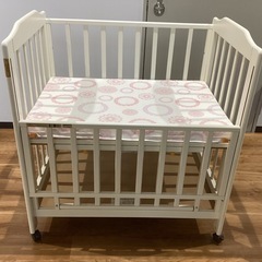 ベビーベッド【町田市再生家具】252524の画像