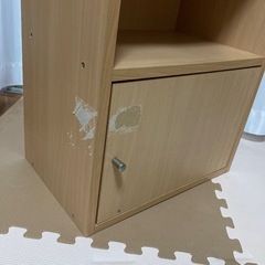 【扉付き】カラーボックスの画像