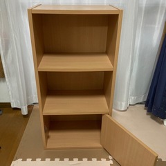 【扉付き】カラーボックスの画像