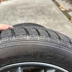 155\65r14  スタットレスタイヤ、アルミホイールセットの画像