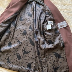 アイスバーグ カシミヤ混ウール　バットマンのモチーフ刺繍ブレザーの画像