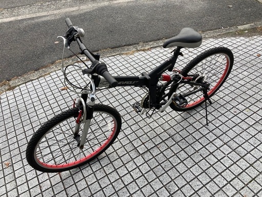 マウンテンバイク】シボレー製26インチ3x6段変速折りたたみ可能