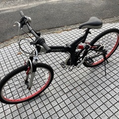 【マウンテンバイク】シボレー製　26インチ　3x6段変速　折りたたみ可能❗️前後タイヤ新品❗️若林自転車　膳所店　SALE中❗️の画像