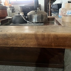 昭和レトロ長火鉢の画像