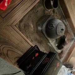 昭和レトロ長火鉢の画像