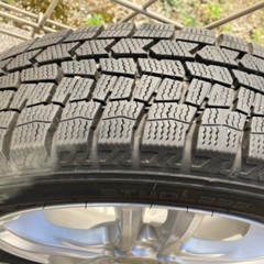 取引中　軽自動車　2シーズン数回のみ　スタッドレス　ホイール付　ダンロップDUNLOP 155/65R14 75Qの画像