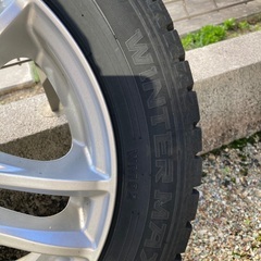 取引中　軽自動車　2シーズン数回のみ　スタッドレス　ホイール付　ダンロップDUNLOP 155/65R14 75Qの画像