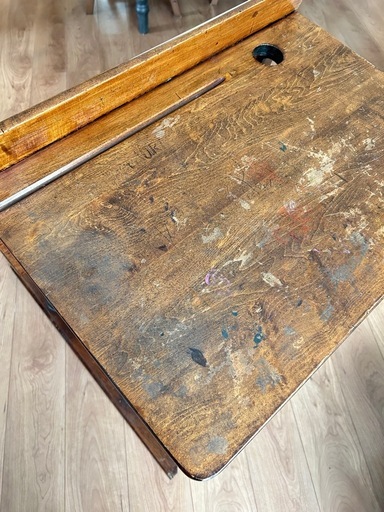 アンティーク/デスク/チャーチベンチ