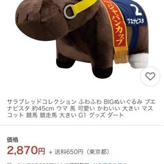 新品タグ付きブエナビスタ　ぬいぐるみの画像