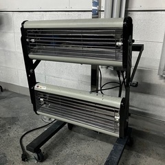 今週限定‼️100V 自動車 板金塗装　ペイントヒーター 赤外線ヒーター 温度調整 遠赤外線 乾燥機 カーボンヒーター 塗装乾燥 塗装ヒーター　  の画像