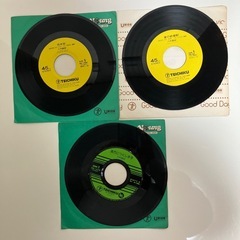 八代亜紀レコード3枚の画像