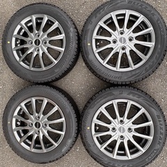 スタッドレス付きアルミホイール　BRIDGESTONE BLIZZAK VRX2 BALMIUM AR12 155/65R14 軽自動車用の画像