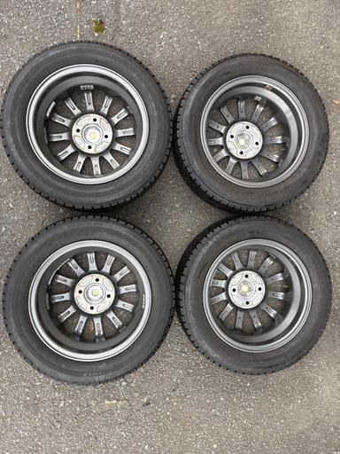 決まりました□スタッドレス付きアルミホイール BRIDGESTONE BLIZZAK 