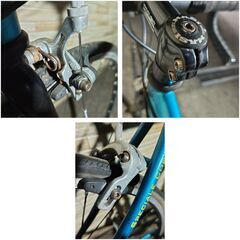 中古自転車 2×8段変速 510MM ロードバイク 軽整備済み 防犯登録対応 町田市 相模原市 MM916の画像