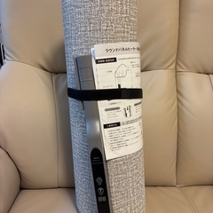 【新品】ラウンドパネルヒーター　リモコン付きの画像