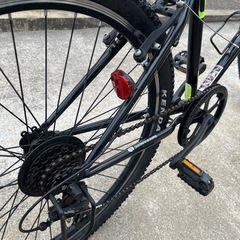 マウンテンバイク クロスバイク 26インチ ブラック 引取り限定の画像