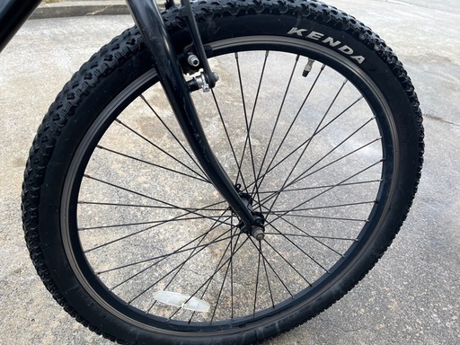 マウンテンバイク クロスバイク 26インチ ブラック 引取り限定