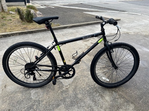 マウンテンバイク クロスバイク 26インチ ブラック 引取り限定