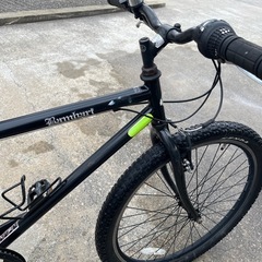 マウンテンバイク クロスバイク 26インチ ブラック 引取り限定の画像