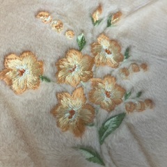 H2512-047 西川 毛布 オレンジ 未使用の画像