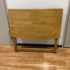 折りたたみテーブル【町田市再生家具】　252520の画像
