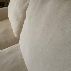 IKEA2人がけソファーEKTORP/エークトルプ シリーズ　白いカバーの画像