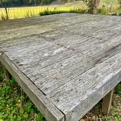 【解体してからお渡し】ウッドデッキ／引き取り限定 約3m角【三重県いなべ市】の画像