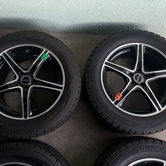 BRIDGESTONE バルミナアルミ17×7J  BLIZZAK VRX 225/55R17の画像