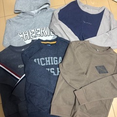 140cm  男の子冬服セットの画像