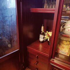 グラス・茶碗・趣味など、見せる収納棚-使い方は色々です。差し上げます。の画像