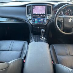 ★H25年式クラウンアスリートS2.5ガソリン車　ひょう害　純ナビ　サンルーフ　前席パワーシート　クルコン　の画像