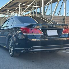 ★H25年式クラウンアスリートS2.5ガソリン車　ひょう害　純ナビ　サンルーフ　前席パワーシート　クルコン　の画像