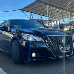 ★H25年式クラウンアスリートS2.5ガソリン車　ひょう害　純ナビ　サンルーフ　前席パワーシート　クルコン　の画像