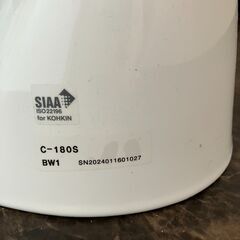 【使用期間１年、価格交渉OK】温水便座+手洗いタンクセット（パナソニックCH951S+C-180SBW1+DT-4840BW1）の画像