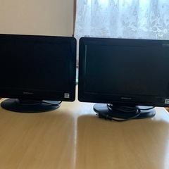 小型テレビ　2台の画像