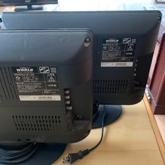 小型テレビ　2台の画像