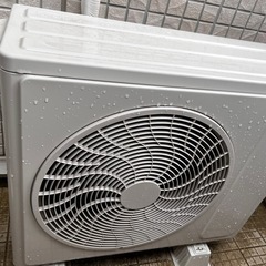 【美品】2025年製　エアコン 6畳 アイリスオーヤマ 寝室 子供部屋 一人暮らし 内部清浄 タイマー付 入切 おやすみモード クーラー シンプル 100v 6畳用 スタンダード Sシリーズ ルームエアコン 2.2kW IHF-2201S の画像