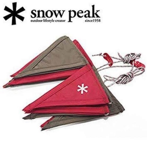 Snow peak アウトドア雑貨 2024 廃盤 フラッグガーランド2015 雪峰祭限定