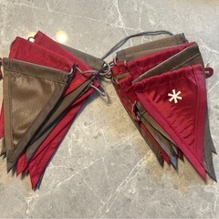 Snow peak アウトドア雑貨 廃盤　フラッグガーランド2015 雪峰祭限定の画像