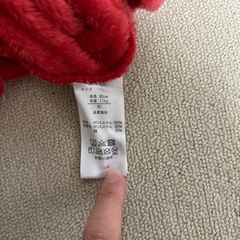 サンタロンパース80サイズの画像