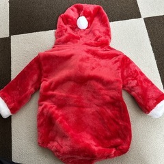 サンタロンパース80サイズの画像