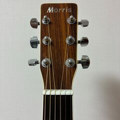 【無料】アコースティックギター（Morris）、メトロノーム、弦貼り替え器具の画像