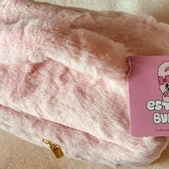 エスターバニー　プラチナムザッカふわふわバニティポーチの画像