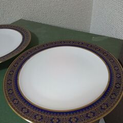 未使用　ノリタケ　アリストクラット　プレート　2枚　金彩の画像