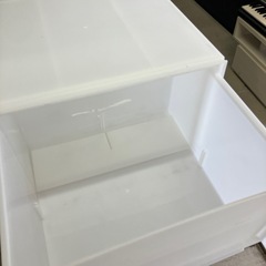 A2512-052 収納BOX ホワイト 中古の画像